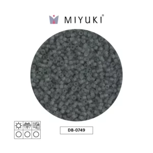 Miyuki Delica Mate Transp Gris DB0749