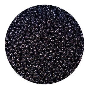 Mostacilla Japonesa Round  11/0 Brillant Dark Silver BBMJ00081