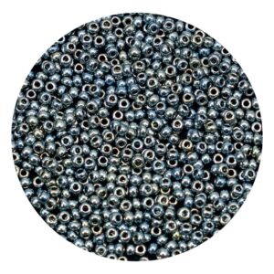 Mostacilla Japonesa Round  11/0 Metallic Gold Green BBMJ00512
