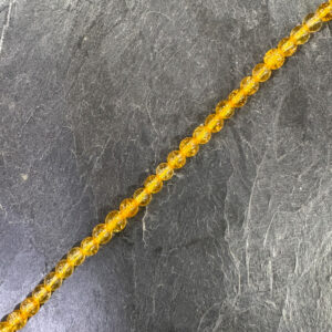 Piedra Natural Citrine Piedra Natural Redonda 4 mm