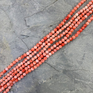 Piedra Natural Coral Piedra Natural Redonda 4 mm