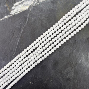 Piedra Natural Quartzo Blanco Piedra Natural Redonda 6 mm