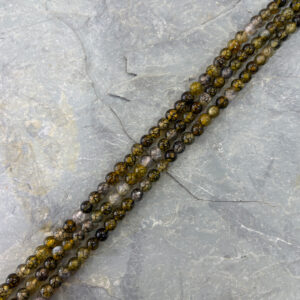 Piedra Natural Agata Piel de Serpiente Piedra Natural Redonda 6 mm