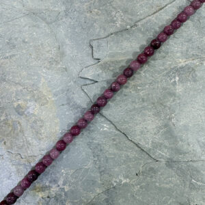 Piedra Natural Lepidolite Purpura Piedra Natural Redonda 6 mm