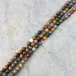 Piedra Natural Agata Hindu Piedra Natural Redonda 8 mm