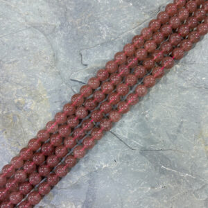 Piedra Natural Quartzo Cherry Piedra Natural Redonda 8 mm