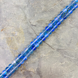 Piedra Natural Quartzo Azul AB Mate Piedra Natural Redonda 8 mm