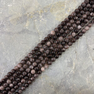 Piedra Natural Agata Gris  Piedra Natural Redonda 8 mm