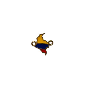 Conector Mapa Bandera Colombia Tricolor 15mm Dor DA909-1