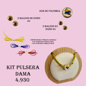 Kit Pulsera Dama Colombia 03