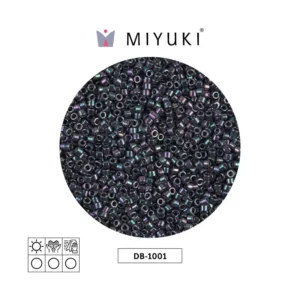 Miyuki Delica Metalizado Purple-Green DB1001