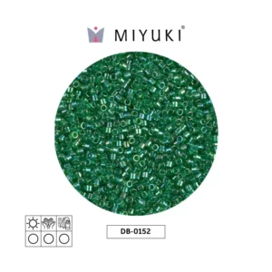 Miyuki Delica Transparente Verde AB DB0152
