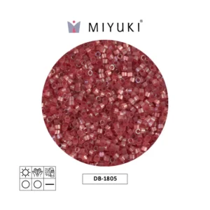 Miyuki Delica Oscuro Rojo Satinado DB1805