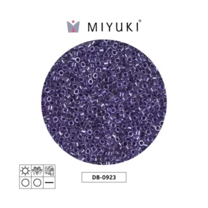 Miyuki Delica Sparkling Amethyst Forrado Cristal DB0923