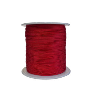 Hilo Coreano 0,5 mm Rojo Rollo de Hilo Taiwan Aprox.*90 mts 0,8 mm