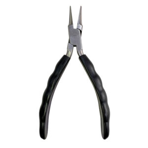 Pinza Profesional Acero Punta Plana Pinza Acero Siliconada Para Alambrismo y Bisuteria