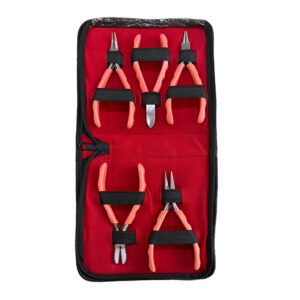 Kit Estuche Bisuteria Pinza Stone Acero 5 Pzas Kit Estuche Bisuteria Pinza Stone 15204  X Unid