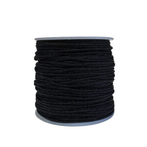 Hilo Coreano 1,5 mm Negro Rollo de Hilo Coreano Aprox. *70 mts