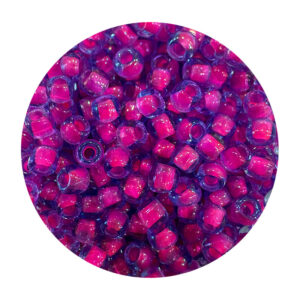Mostacilla Japonesa Round  11/0 Transparent Fuchsia Inside BBMJ00980