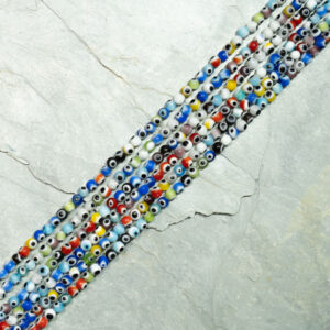 Cristal Ojo Turco Vidrio 4 mm Tutty Ojo Turco Vidrio 4 mm Tutty