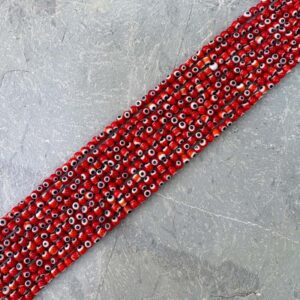 Cristal Ojo Turco Vidrio 4 mm Rojo Ojo Turco Vidrio 4 mm Rojo