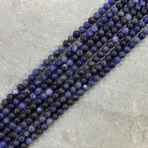 Piedra Natural Sodalite Piedra Natural Redonda 6 mm