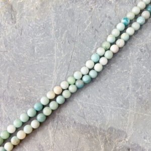 Piedra Natural Amazonite Azul Piedra Natural Redonda 8 mm