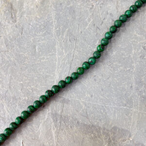 Piedra Natural Malaquita Verde Piedra Natural Redonda 8 mm