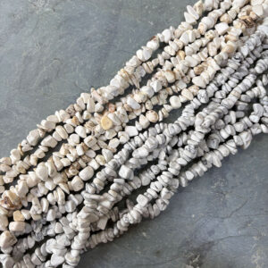 Piedra Picada Natural Gr Howlite Piedra Natural Picada Grande